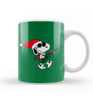 Guitar Christmas Kupa Bardak Porselen