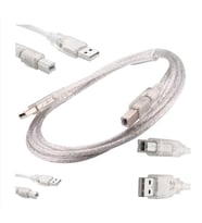 Şeffaf USB Yazıcı Kablosu 1.5 Metre