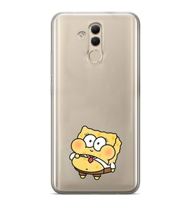 Huawei Mate 20 Lite Uyumlu Baskılı Yumuşak Silikon Şeffaf Telefon Kılıfı
