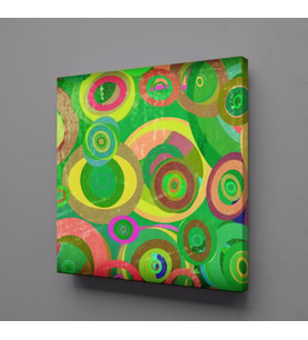 RENGARENK KANVAS TABLO 25x25cm (Karışık)