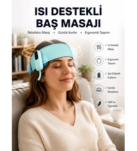 Yumuşak Dokulu Baş Masaj Bandı Günlük Kullanıma Uygun Yeni Nesil