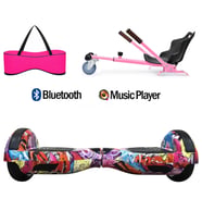 Citymate Elektrikli Kaykay Hoverboard Akıllı Denge 6.5 Inch + HoverKart + Çanta EXTREM PAKET D16
