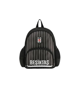 Beşiktaş Anaokul Sırt Çantası Beşiktaş İnce Çubuk Desenli Suni Deri 253537
