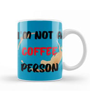 Funny Coffee Drinks Art Lover Gift Quote Vintage Retro Kupa Bardak Porselen