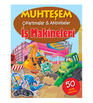 Muhteşem Çıkartmalar ve Aktiviteler - İş Makineleri