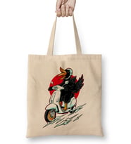 Bird Rider Vespa Lover Bez Çanta Uzun Saplı