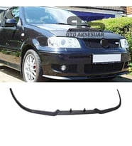 Vw Polo Mk3 Cupra R Uyumlu Ön Lip Mat Siyah Ön Tampon Lip