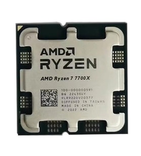 AMD RYZEN 7 7700X 40MB 8çekirdekli O/B UHD AM5 105w Kutusuz+Fansız