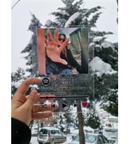 Kişiye Özel Spotify - Youtube Plak x 2 ADET Kampanyalı
