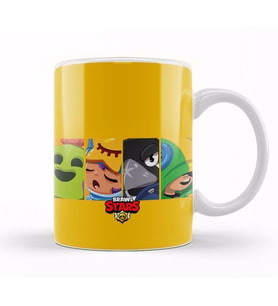 Brawl Stars Legendary  Characters Kupa Bardak Porselen