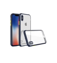 İphone Xs Kılıf Miami Şeffaf - Lacivert