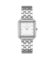 Obaku Denmark V309LXCWSC Quartz Çelik Gri Beyaz Kadran Safir Cam 26 mm Kadın Kol Saati