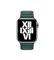 Apple Watch 40mm Uyumlu Kordon Suni Deri Baklalı KRD-34 Kayış