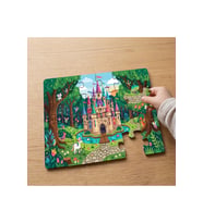 Peri Şatosu Tasarımlı 24 Parça Ahşap Çocuk Puzzle