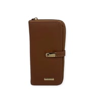 Ollbag OL-1064L Büyük Boy Kadın Cüzdan (Koyu Taba)