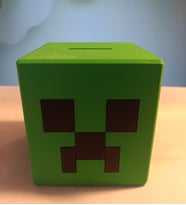 Minecraft Creeper Kumbara, Yeşil Siyah, Güzel bir karne hediyesi...