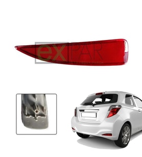 YARİS ARKA TAMPON REFLEKTÖRÜ SAĞ TARAF 2012 - 2014 MODEL YARİS KEDİ GÖZÜ