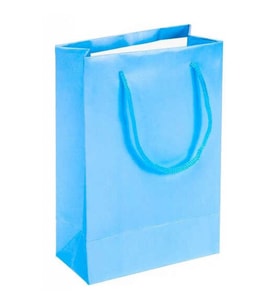 ÇANTA KARTON MAVİ 11x17 CM PK:25-