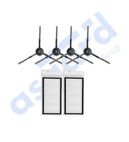 Roidmi Eve - Eve Plus Uyumlu 4 Yan Fırça 2 Filtre PKT-iasgf0000663