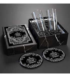 Lüks Premium Rakı Bardağı Seti – İsmine Özel – Premium Kutusunda Sevgiliye Hediye