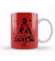Goonies Christmas Tree Silhouette Kupa Bardak Porselen