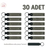 Kül Gri, Futbol Kulüpleri İçin Özel Üretim 30' lu Set, Hediyelik Anı Ve Hatıra Anahtarlıkları