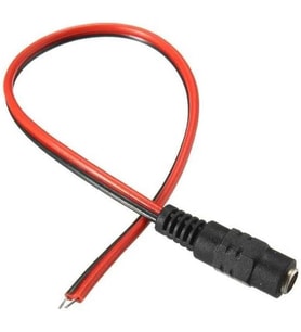 Kablolu DC Jak 2.1mm - Dişi