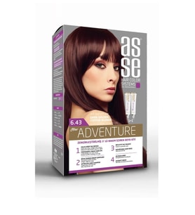 Asse Adventure Saç Boyası 6.43 Koyu Kumral Bakır Dore