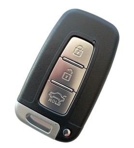 Hyundai Ix35 Santa Fe Sonata Elantra 3 Tuşlu Logolu Smart Anahtar Kumanda Kabı Oto Anahtarlık
