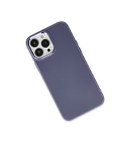 İphone 13 Pro Kılıf Asya Deri Silikon - Mor