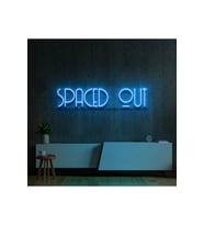 SPACED OUT Yazılı Neon Tabela