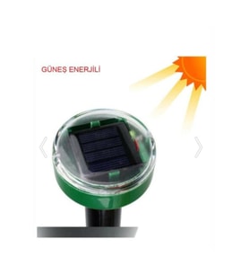 Solar Güneş Enerjili Akrep,Köstebek,Yılan Fare Kovucu 650m Etkili Yuvarlak
