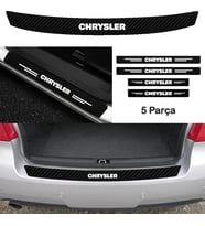 Chrysler Sebring İçin Uyumlu Aksesuar Oto Bağaj Ve Kapı Eşiği Sticker Set Karbon
