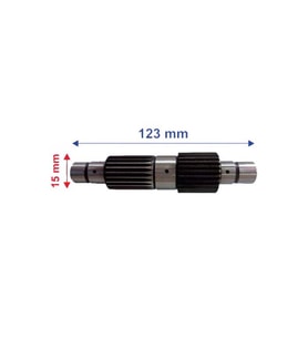 ATV APACHİ ŞANZIMAN MİLİ 2 FREZELİ 123-15XÖM