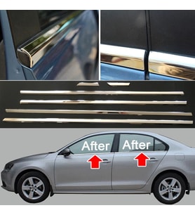 Volkswagen Jetta Cam Alt Çitası Kromu Nikelajı 2011Sonrası