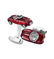 Omark Cotton Red Classic Car Kol Düğmesi (Yılbaşı Kırmızısı)