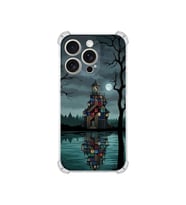 PrintiFy Apple iPhone 14promax ile Uyumlu Simya Serisi Gölge Ve Cam Tasarımlı Uv Baskılı Köşe Korumalı Antişok Kılıf