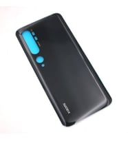 Xiaomi Mi Note 10 Arka Pil Batarya Kapak Cam (Siyah)