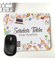 Kişiye Özel Proje Yöneticilerine Özel Mousepad