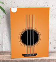 BK Gift Gitar Tasarımlı Dekoratif Mini Kanvas Tablo 15x20cm-3