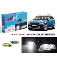 Mini Cooper LED Plaka Aydınlatma Ampul Seti FEMEX Parlak Beyaz