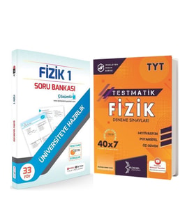 Farklı Sistem TYT Fizik Soru Bankası ve Bilinçsel Deneme Seti 2 Kitap