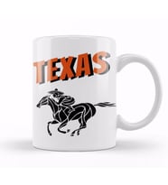 Texas Vintage Retro Kupa Bardak Porselen