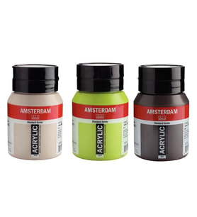 AMSTERDAM AKRİLİK 500 ML 3LÜ SET