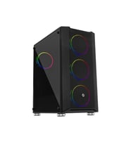 Frisby FC-9405G PANDA Gaming Kasa (Double Slim Ring RGB Fan + 650W 80+)