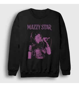 Presmono Unisex Siyah Concert Müzik Mazzy Star Sweatshirt 536968tt