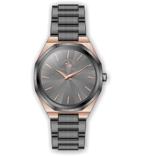 SANTA BARBARA POLO & RACQUET CLUB SB.1.10045.5 KADIN KOL SAATİ (Rose-Siyah)