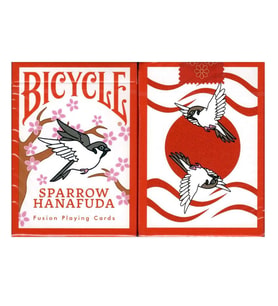 Bicycle Sparrow Hanafuda Premium Oyun Kağıdı Koleksiyonluk iskambil Kartları (Karışık)