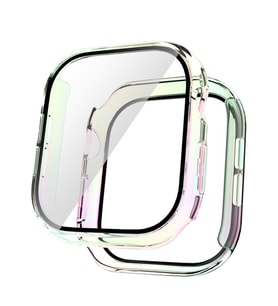 Apple Watch 10 42mm Uyumlu Sert PC Kasa Electroplatink Çerçeveli Ekran Koruyucu Zore Watch Gard 36 (Çok Renkli)