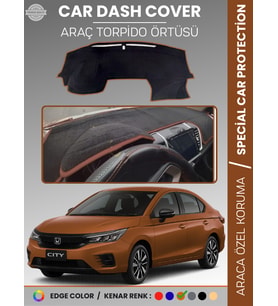 HONDA CITY (2020+) Torpido Örtüsü Ön Panel Göğüs Koruma Tam Uyum UV Koruma Kaymaz
